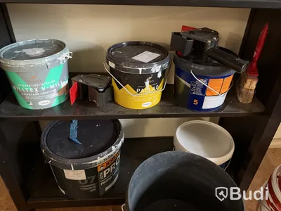 Lot of paint, oils and chemicals