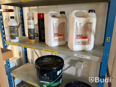 Lot of paint, oils and chemicals