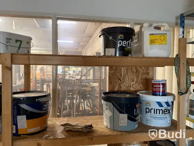 Lot of paint, oils and chemicals