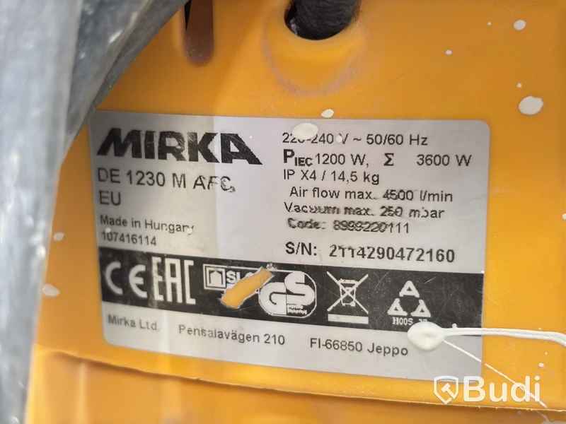 Mirka LEROS sander with dust extractor