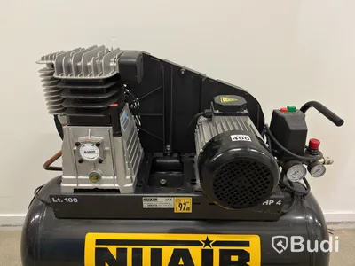 LuftKompressor Nuair, B3800B-100 CT4, 90 l, 3-fas
