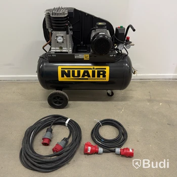 LuftKompressor Nuair, B3800B-100 CT4, 90 l, 3-fas