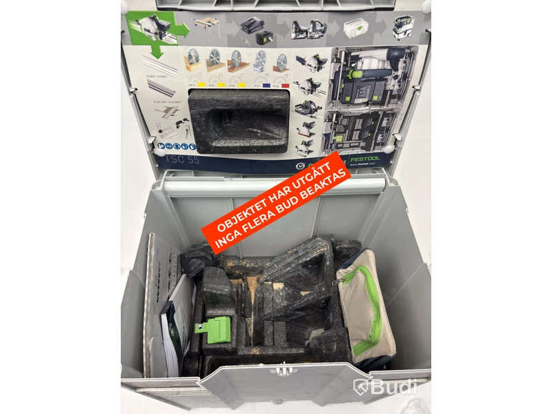 Sänksåg Festool TSC 55, inkl. skiva