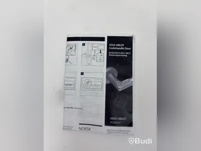 5 st. Dörrhandtag med kodlås Assa abloy, Modell 8810,8811,8812