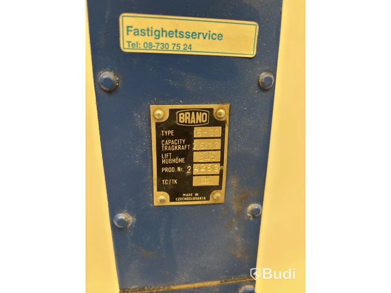 Brano rack jack, model 15-00