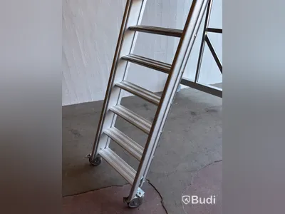 Work platform ladder, 13 steps, Laggo TML 260 A