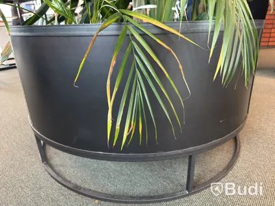 Large steel planter