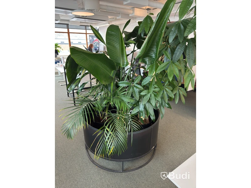 Large steel planter