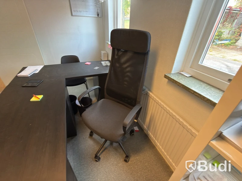 Office workstations, printer, etc.
