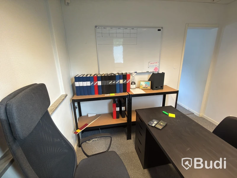 Office workstations, printer, etc.
