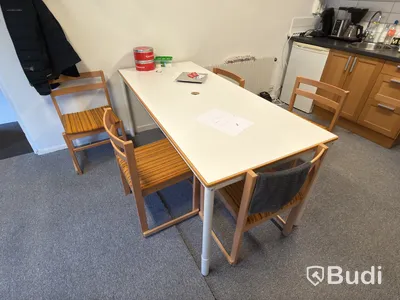 Office workstations, printer, etc.