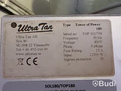 Solarie Ultra Tan Tower of Power 180, 3-fas