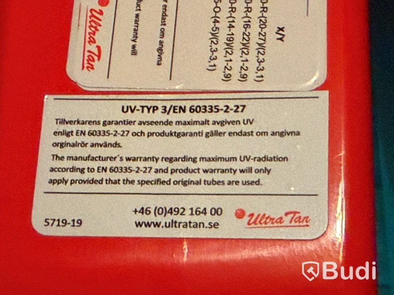 Solarier Ultra Tan 3 st, blandade modeller (nr.6-7)