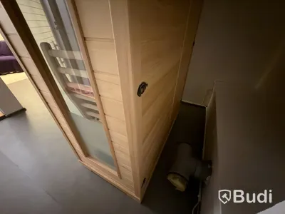 Infraröd Bastu, med glasdörr