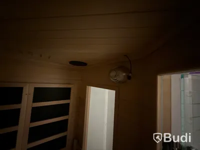 Infraröd Bastu, med glasdörr