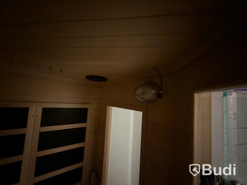 Infraröd Bastu, med glasdörr