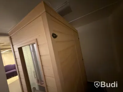 Infraröd Bastu, med glasdörr