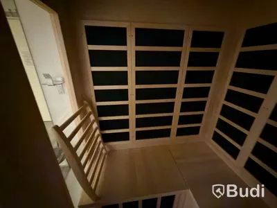 Infraröd Bastu, med glasdörr