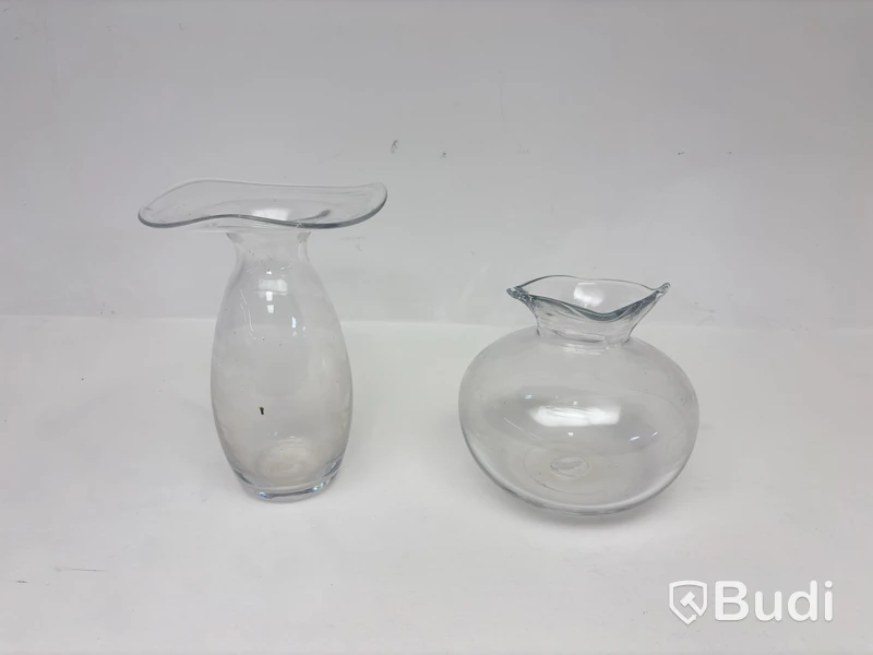2 st. vaser Hilke Collection x Skruf, glas