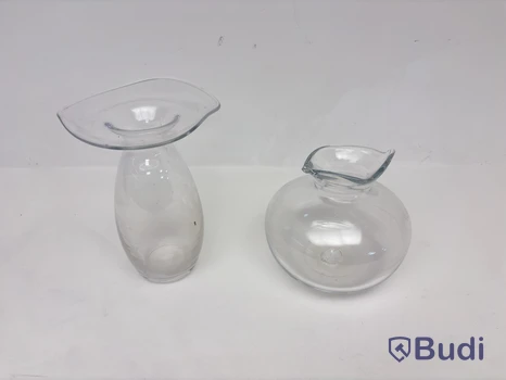 2 st. vaser Hilke Collection x Skruf, glas