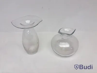 2 st. vaser Hilke Collection x Skruf, glas