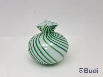 Vas Hilke Collection x Skruf, grön/vit, glas
