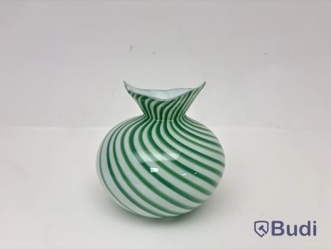 Vas Hilke Collection x Skruf, grön/vit, glas