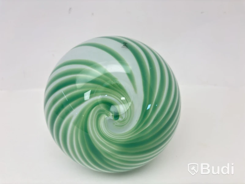Vas Hilke Collection x Skruf, grön/vit, glas