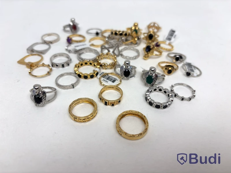Lot of rings, Hilke Collection, various designs and sizes