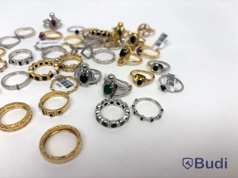 Lot of rings, Hilke Collection, various designs and sizes