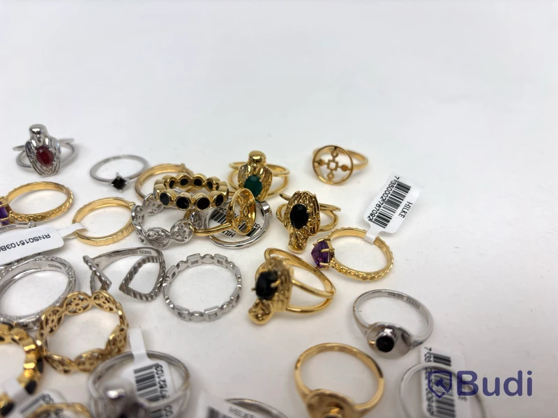 Lot of rings, Hilke Collection, various designs and sizes