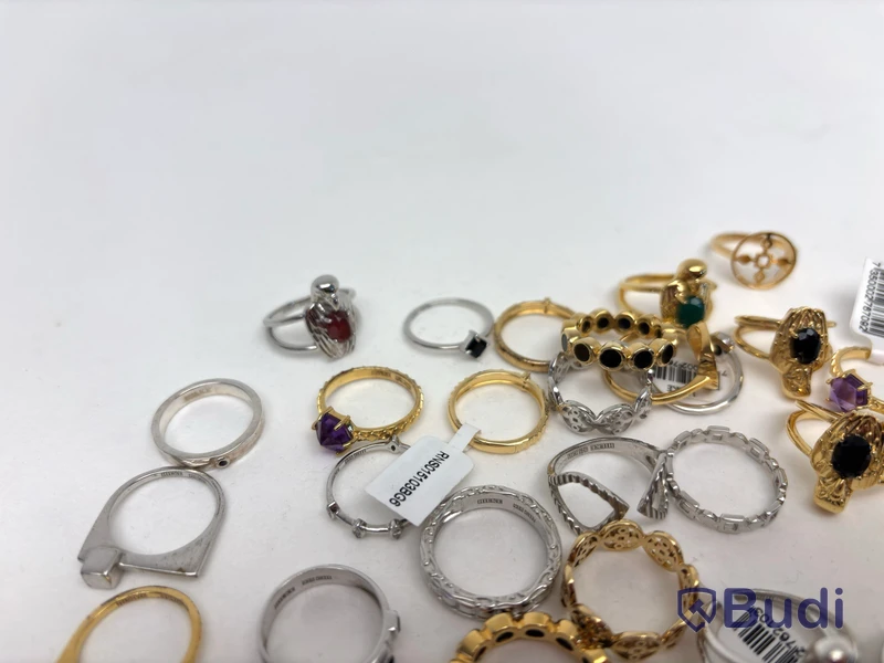 Lot of rings, Hilke Collection, various designs and sizes