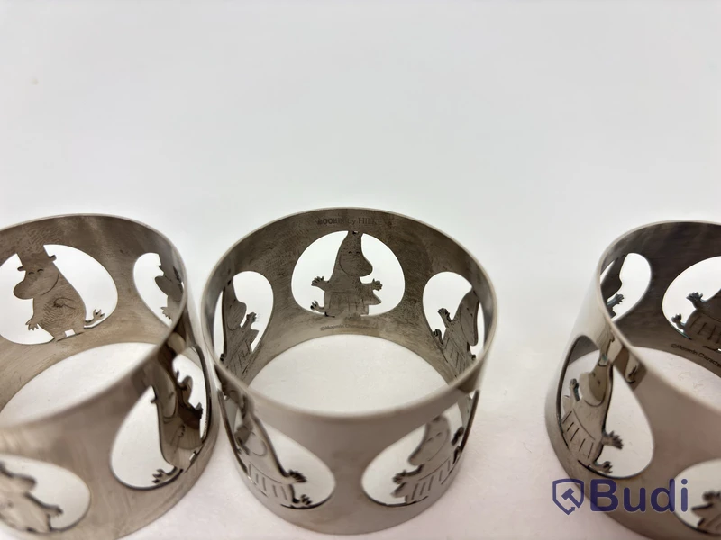 Candlesticks and napkin rings, Hilke Collection x Moomin 80