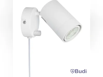 (NEW) 4 PCS. SÖDERÖRA DIMMABLE WALL LAMPS, WHITE