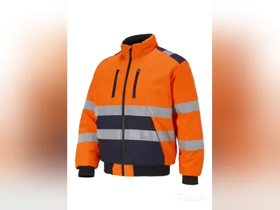 (NEW) GESTO PILOT JACKET, HI-VIS ORANGE, SIZE M