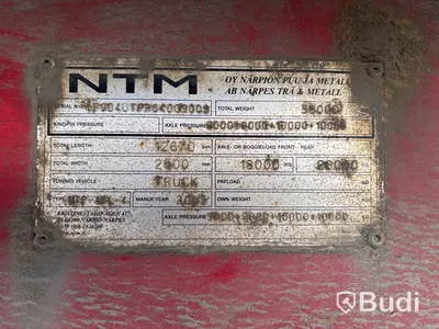 Truck trailer NTM UTP-45L-4, 2006