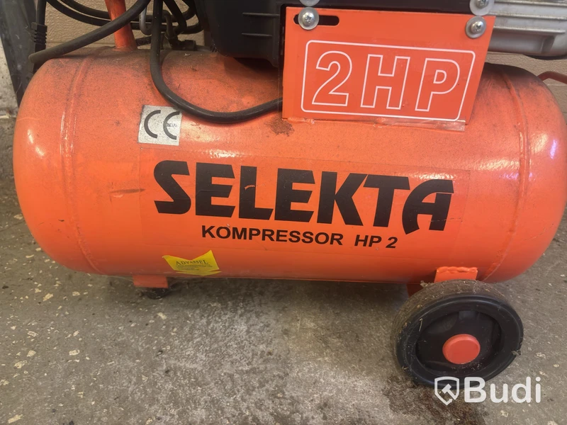 Luftkompressor Selekta, 2 hk, 8 bar