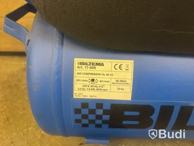 Biltema OL 20-24 Air Compressor, 1.5 kW