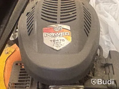 Four petrol-powered lawn mowers. Sold as repair items.