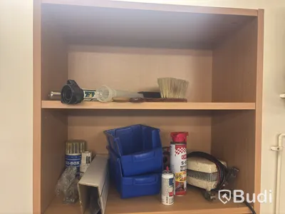 Workshop items, mixed lot of tools, consumables and bicycle accessories,