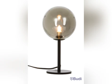 4 st. Bordslampa Glas Aneta Lighting Molekyl Svart/Rökgrå 27cm