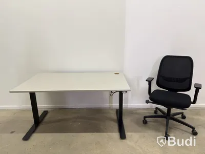 Height-adjustable desk incl. Lanab Group OLS 780 Eco office chair