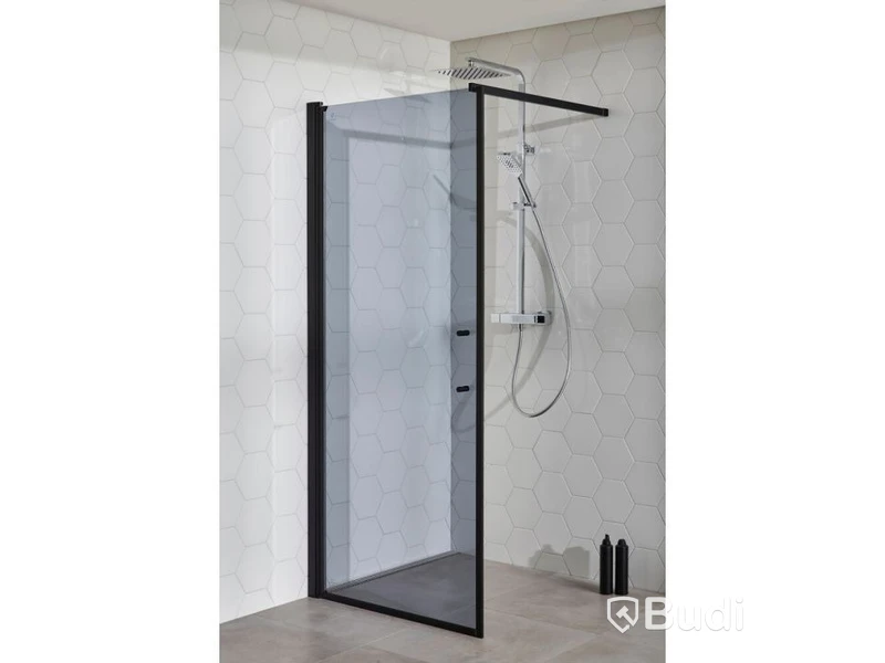 DUSCHDÖRR CAMARGUE SKÄRGÅRD RAK 80CM RÖKFÄRGAD - ENDAST GLASSKIVA