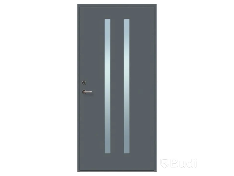 (NEW) EXTERIOR DOOR SOLID ELEMENTS FUNKIS 10X21 RIGHT-HAND M4 ANTHRACITE