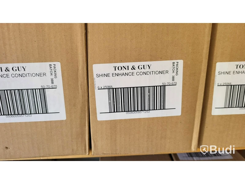 Lot of Toni & Guy hair products, 146 cartons