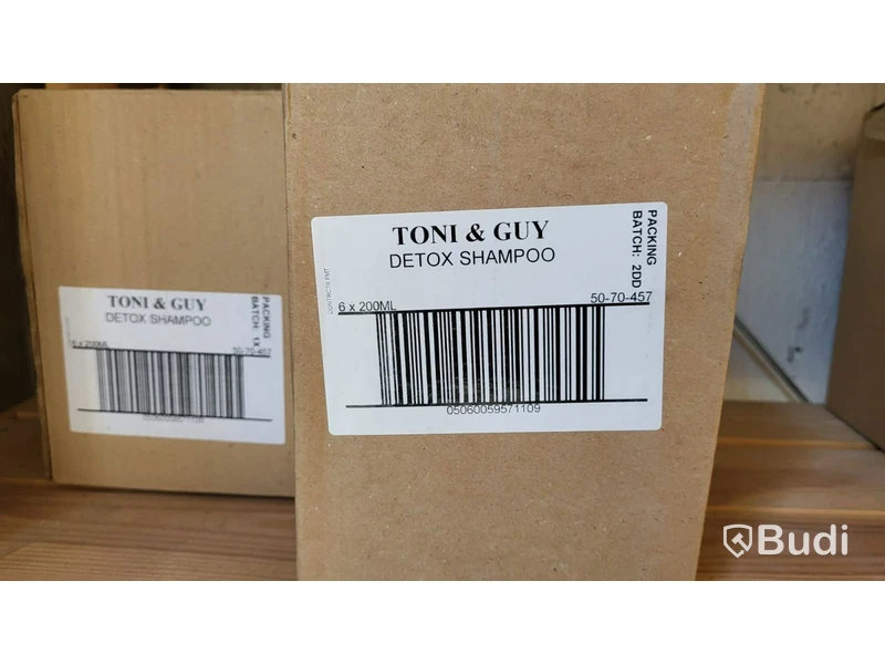 Lot of Toni & Guy hair products, 146 cartons