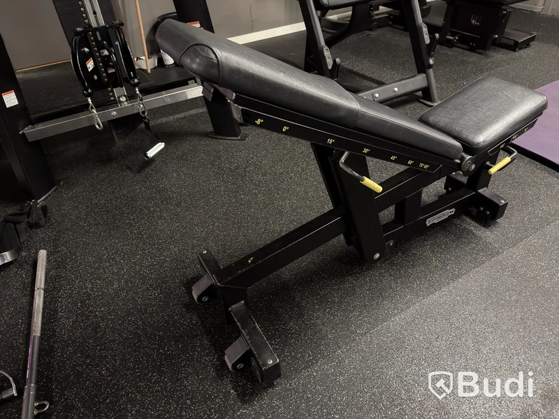 Träningsbänk Technogym, justerbar