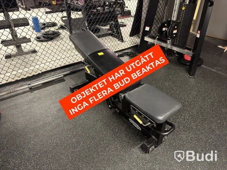 Träningsbänk Technogym, justerbar