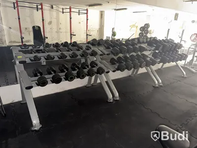 Hantelset Bodytone, 35 hantlar med 3 ställ