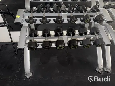 Hantelset Bodytone, 35 hantlar med 3 ställ